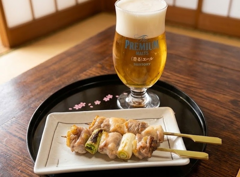 地ビールと手羽先
