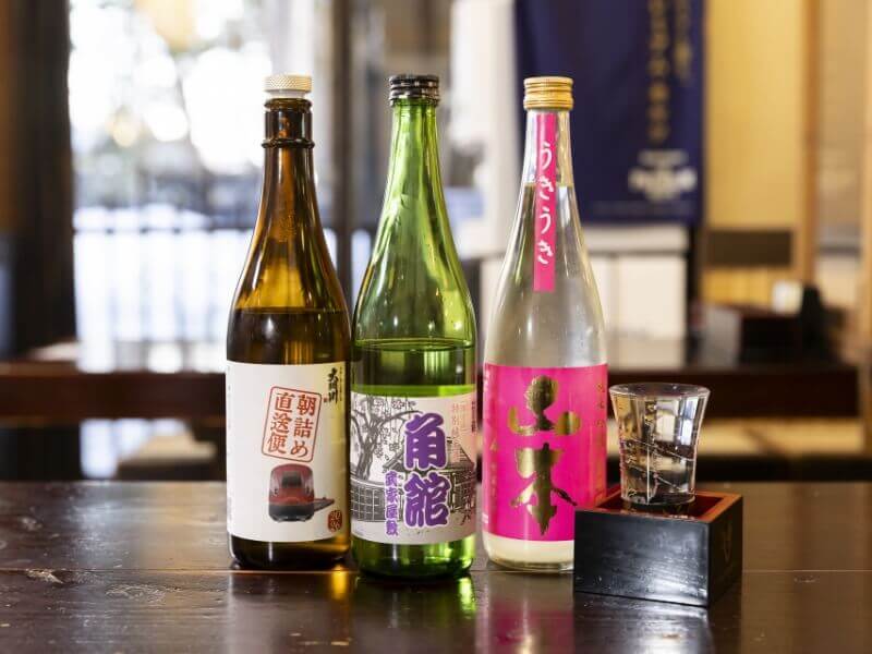 冷蔵庫に入った日本酒